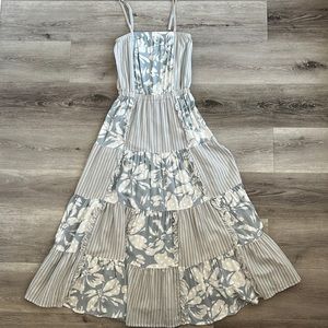 Splendid Misty Patchwork Midi Dress